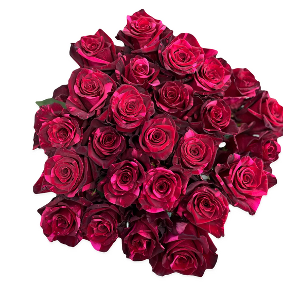 Red Varigated roses in bulk